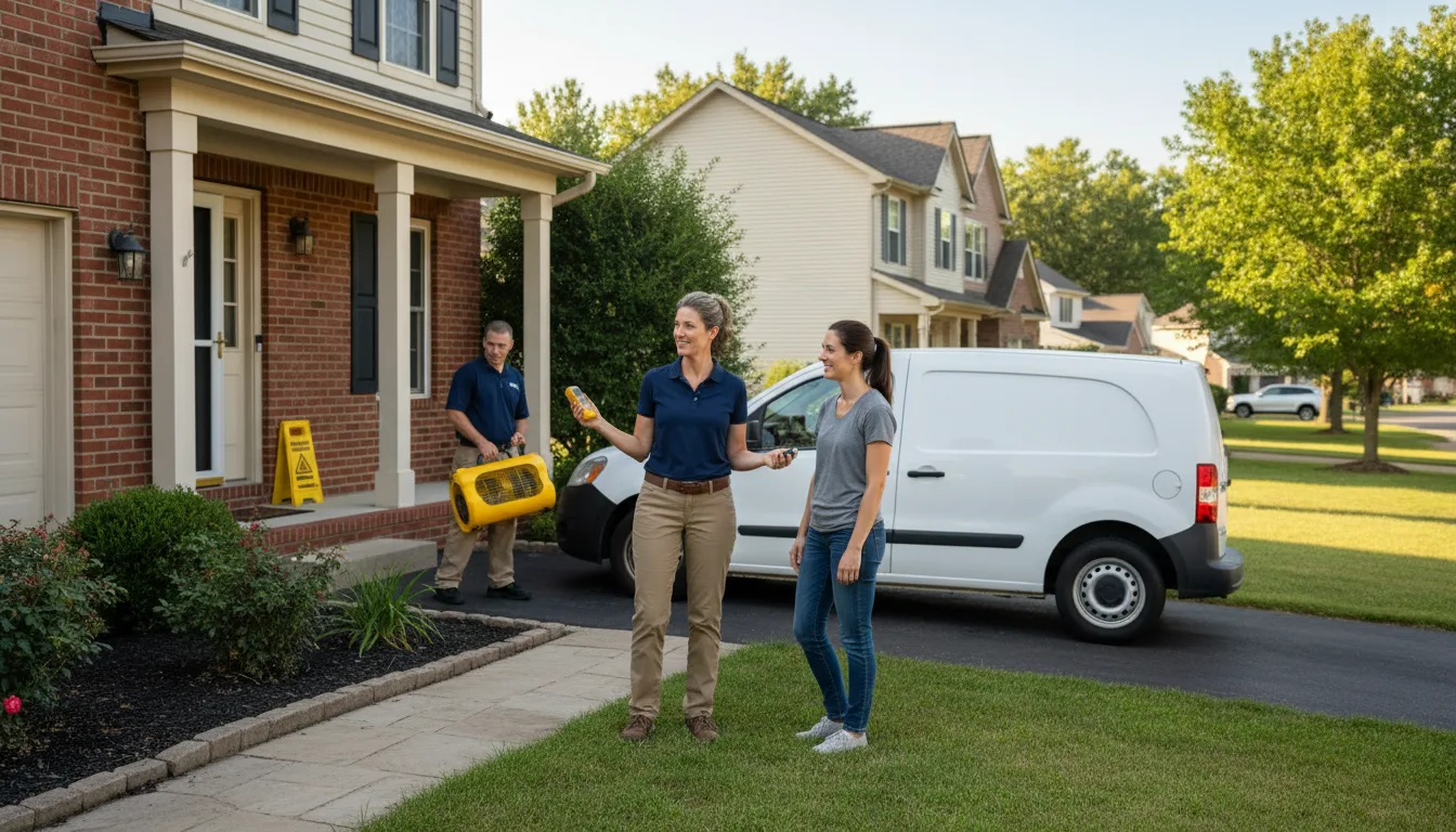 Water restoration image for Mold Remediation in Whippany, NJ